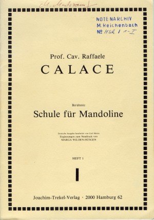 Mandolinenschule Raffaele Calace