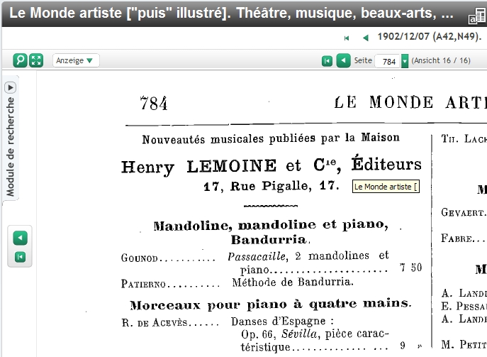 Méthode de Bandurria (1902)