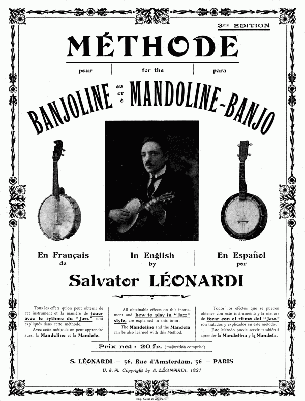 Mandolinenschule von S. Leonardi