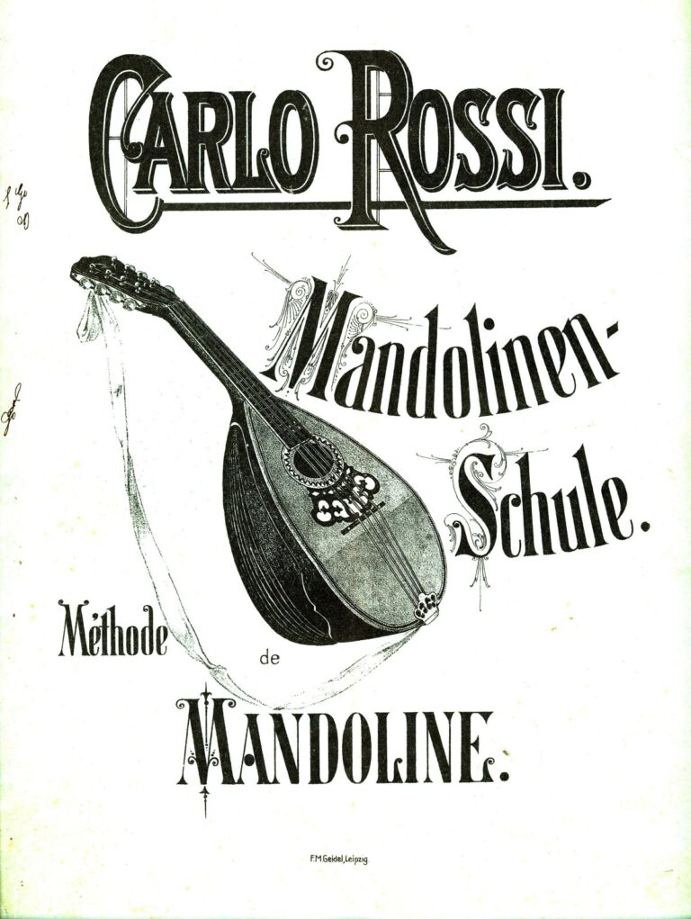 Mandolinenschule von Carlo Rossi