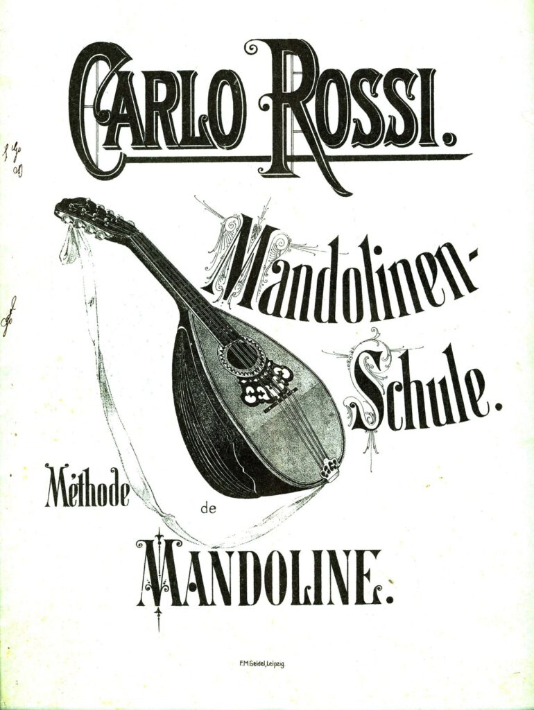 Carlo Rossi - Mandolinenschule (1893)