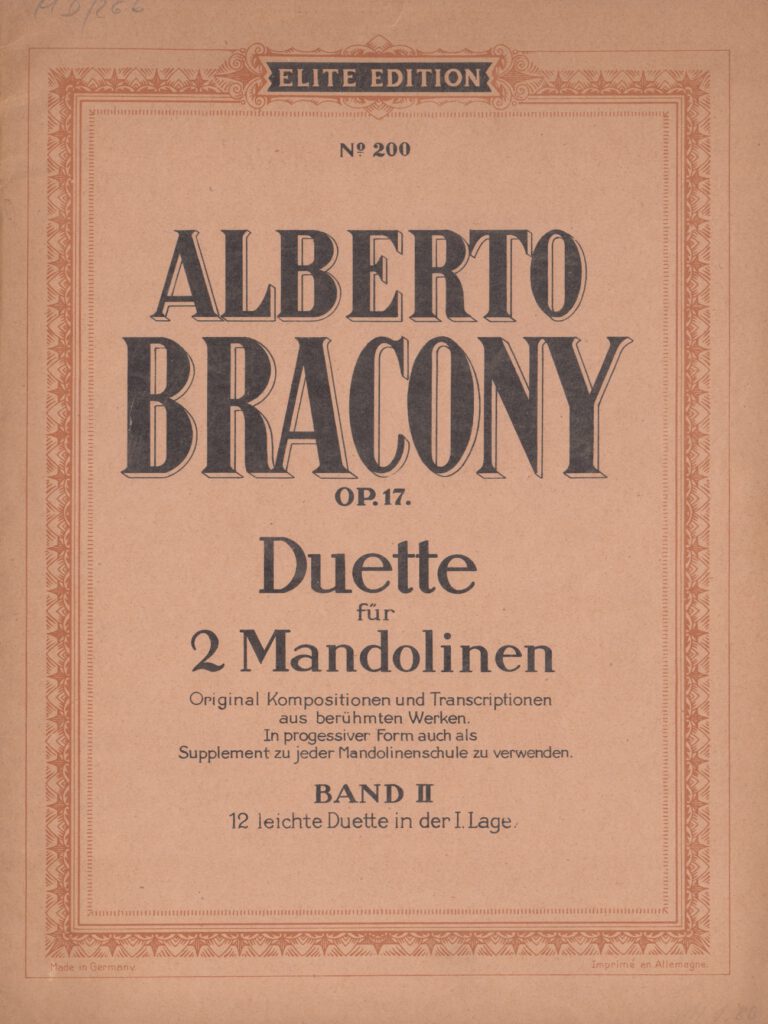 Alberto Bracony Duette Band 2 Cover
