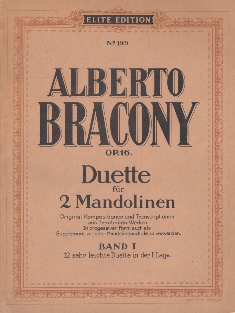 Alberto Bracony Duette Band 1 Cover