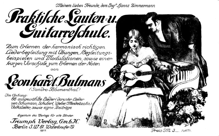 Leonhardt Bulmans Sandro Blumenthal Gitarrenschule Lieder
