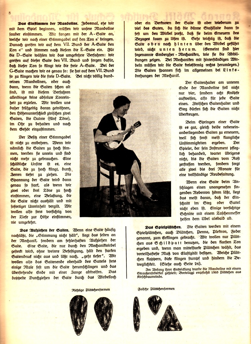 Konrad Wölki Mandolinenschule Mandoline