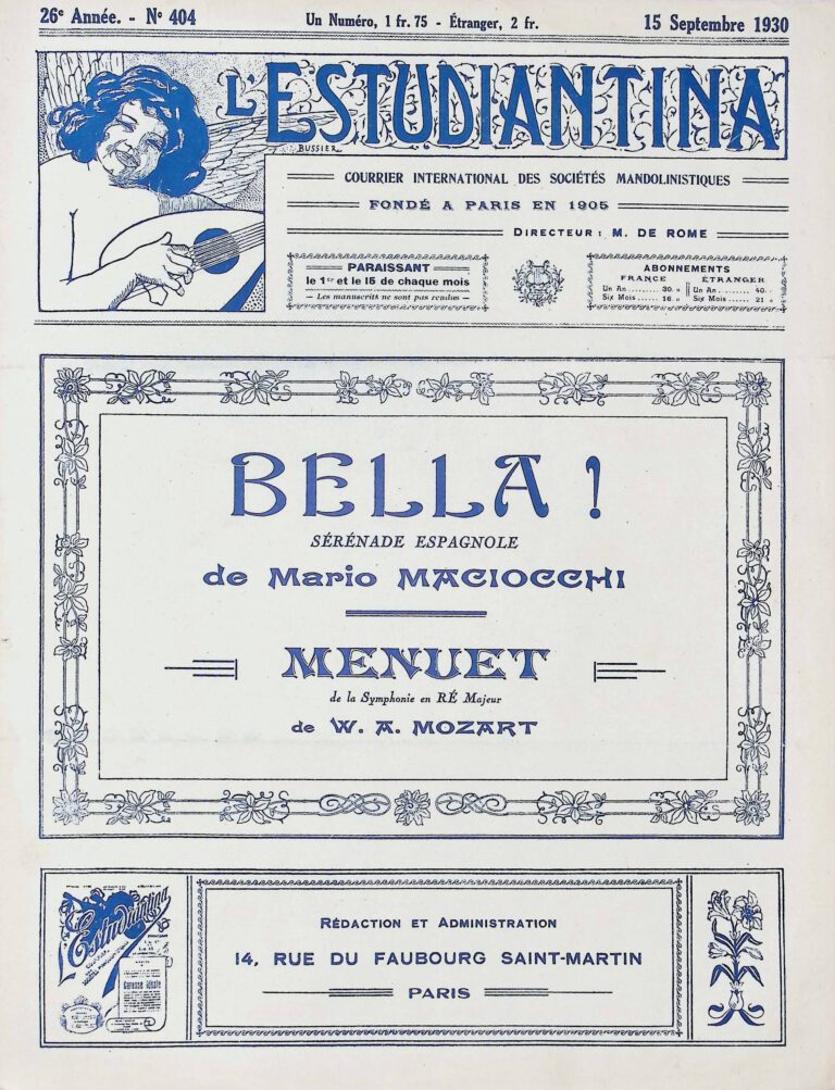 Mozart – Menuett aus der Sinfonie D-Dur