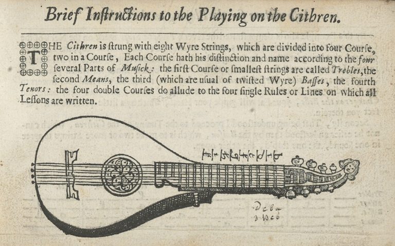 John Playford – Schule für Cithren (1666)