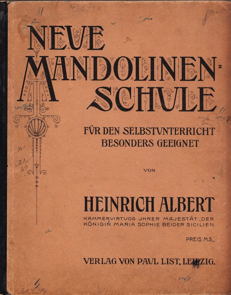 Neue Mandolinenschule von Heinrich Albert