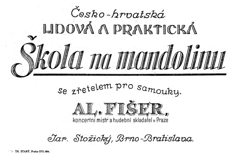 Skola na mandolinu – Al. Fiser